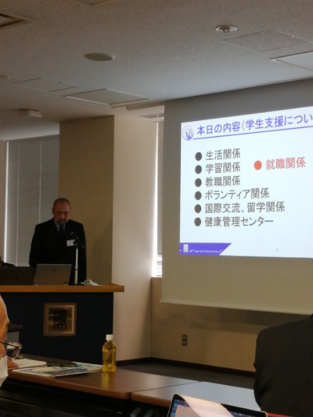 森井学生支援センター副センター長（2023年度卒業生進路状況について）